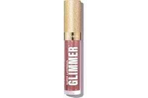 Revlon Super Lustrous Glimmer Gloss – Gloss repulpant lèvres hydratant, lip gloss brillant, maquillage pour les lèvres, 005 Glazed Almond, 3,8 ml