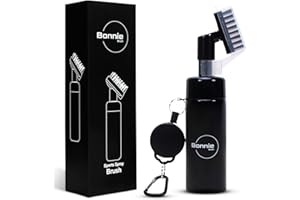 BONNIE BRUSH Spazzola detergente per mazze da golf con spray d'acqua da 200 ml, spray per pulizia e pulizia scanalature per ferri da stiro, cunei, legni, strumento leggero per la pulizia e la