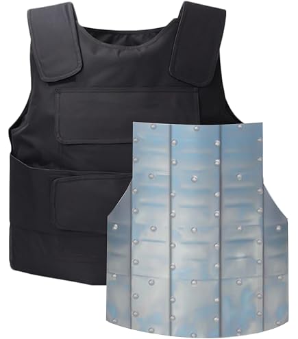Produktbild von Schusssichere Weste Taktische Weste, Outdoor Militär Security Weste, Paintball Schutzausrüstung, Schutzweste Mit Aufbewahrungstasche, Stichschutzweste
