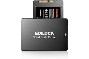 Ediloca ES106 4TB SSD SATA III 6Gb/s 2.5" 3D NAND TLC Disco Rigido Interno, Fino a 550MB/s Lettura, Aggiorna PC o Laptop Memoria e Archiviazione (Nero)