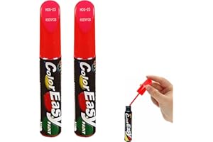 SEMINISMAR Auto-Lackstift,Auto Reparatur Lack Auto Pinsel,Lack Reparatur,Auto Kratzer Reparatur Stift,Lack Reparaturstift,Kratzer Reparaturstift,Kratzerentferner Autolack Stift,Lackreparatur fürAuto,Rot,2Stück