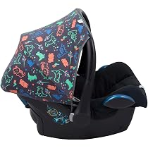 JYOKO KIDS Capote Universelle Hiver Sky - Protection Solaire Et Vent Pour Siège Auto Maxi-Cosi Groupe 0+, Coton Bio Doux Et Respirant