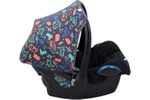 JYOKO KIDS Capota compatible con Maxi Cosi Cabriofix (HAPPY DINO)