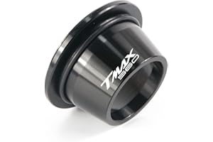 BUSEB T-max 560 Accessori Moto Silenziatore di Coda Estremità di Scarico Punta Della Copertura for TMAX 530 SX/DX TMAX560 T-MAX560 2017-2020 2021 (Color : Black)