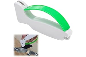 NAZAZ Aiguiseur de Couteaux en Carbure de Tungstène Portable - Affuteur couteau Manuel pour Cuisine et Jardinage - Aiguiseur couteau de Cuisine, Ciseaux et Outils de Jardin - Facile et Sûr à Utiliser