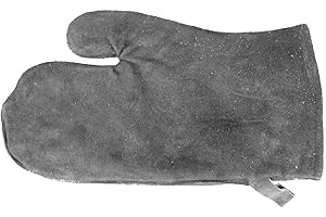 TERMATECH Kaminhandschuh Wild Leder schwarz Kamin Ofen Grill Handschuh