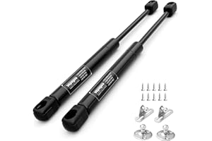 Vepagoo 2 x Muelles de Gas 190 mm/90 N 9 kg, Amortiguador Gas para Cama Canape, Puerta Cocina Slow, Maletero, Armarios, Muebles de TV