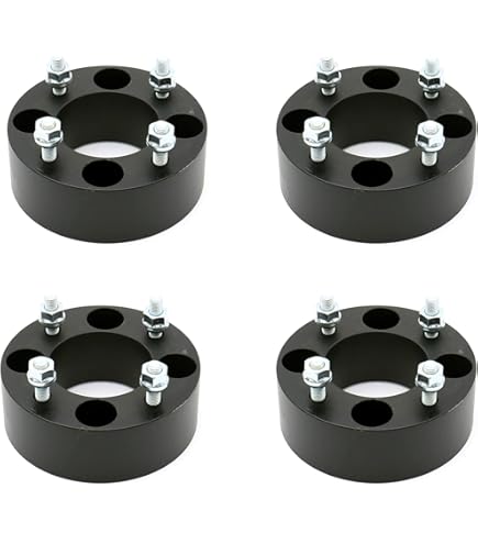 SCITOO 4Pcs 2" Wheel Spacers 4x110 Studs 10x1.25 74.1mm 4Lug Hubcentric Wheel Spacers Fit For Yamaha Grizzly 700 Grizzly 550 Grizzly 450 Grizzly 350 Rhino 700 Big Bear 400 Wolverine 450 - View #11