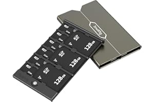 SMALLRIG 6 gniazd etui na karty pamięci Przechowywanie na 3 karty SD + 2 karty Micro-SD + 1 karta SIM - 2832B