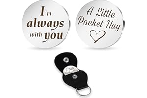 SERENEGLOW Pocket Hugs for Friends Dad Mum Grandma Grandad Gifts for Class Inspirational Gift Friend Her Bff Thank You Appreciation Gifts for Teacher Birthday Valentines Thanksgiving Graduation Gifts Kids