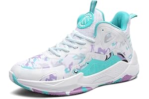 WOWEI Zapatillas de Baloncesto para Hombre Antideslizantes Zapatos de Baloncesto Aire Libre Deportivas Calzado de Baloncesto Hombre Masculino Zapatillas Gimnasio