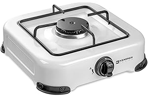 K KEMPER GROUP Kemper 104980 - Fornello 1 Fuoco Smaltato, 1.2 kW, Acciaio inox, 29 x 31 x 11 cm