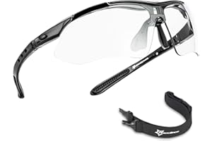 ROCKBROS Photochromic Outdoor Sport Sunglasses UV 400 Protection Cycling Sunglasses TR90 Frame Riding Ski Goggles Eyewear for Driving Running Climbing Fishing Baseball