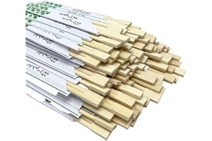 LOVE HEALS Bacchette per Sushi in Bamboo | 100 Paia da 23 cm | Bacchette Cinesi in Bambù | Set Posate Asiatiche di legno Naturale Biodegradabile | Per Cibo Giapponese Noodles