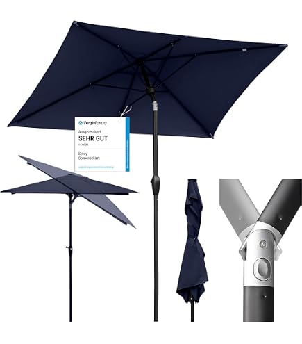 Base Per Ombrellone In Granito Da 27 Kg - Supporto Universale Per Aste Da 16 A 48 Mm, Con Ruote E Maniglia