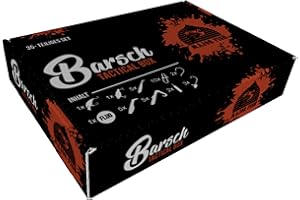 ‎MAJOR FISH Major Fish Barsch Box 35teilig Gummifische Hardbaits Set mit Wobbler Drop-Shot und Zubehör zum Barschangeln
