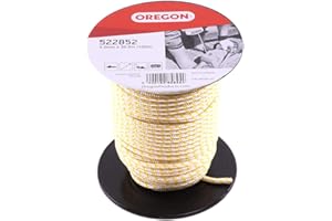 Oregon Corda di Avviamento per Decespugliatore, Tosaerba e Motosega, Anima in Poliammide, Resistente a Olio e Benzina, 3 mm x 30,5 m (100 ft)