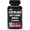 PCOS Balance Supplement 40:1 Ratio 2000mg Myo-Inositol to 50mg D-Chiro-Inositol (90 Capsules)