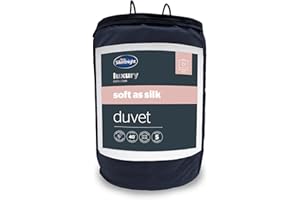 Silentnight Miękka jak jedwabna kołdra w rozmiarze king size 10,5 Tog, luksusowa, całoroczna, letnia, zimowa, zapewniająca luksusowy komfort i najwyższą miękkość, hipoalergiczna i można prać w pralce,
