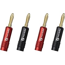 Cavo Per Altoparlanti SOUNDFAM 3 M Con Connettori A Banana Placcati Oro 24K E OFC 99,99%