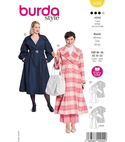 Butterick Patterns 6497 Patron Couture Veste Et Manteau Miss Petite - Tailles 8-16