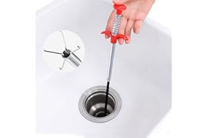 KALULY Flexible Claw Gripper 160 cm, Telescopic Gripper Drain Snake Pipe Cleaning Spiral, Flexible Gripper Pliers Telescopic Gripper for Plug Hole, Sink, Bathtub