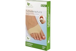 ‎VITAL COMFORT Vital Comfort Fußballenschutz, Ballenpolster mit Gel-Kissen - 1 Paar Größe S/M