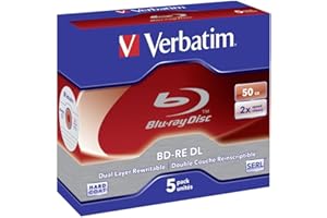 Verbatim 43760 Blu-ray riscrivibile (BD-RE) - Confezione da 5