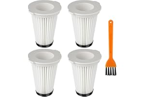 LURICO 4 Stück Staubsauger Filter Kompatibel Mit Einhell TE-SV18 Li, Waschbarer Staubsauger Filter Kompatibel Mit Einhell Akku-Stielstaubsauger TE-SV 18 Li