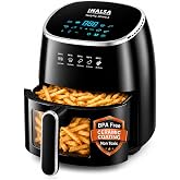 INALSA Ceramic Air Fryer,5.5L,1600W,Non Toxic,AirCrisp Tech,TastyFry CDW5.5