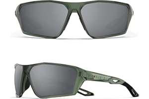 TOREGE Occhiali da sole sportivi polarizzati per Uomo Donna Donna Tiro Ciclismo Corsa Golf Occhiali da sole da pesca Lenti durevoli