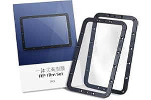 CHINDRAG 2 películas de liberación FEP de repuesto para Anycubic Photon Mono 2 / Mono 4, diseño integrado que actualiza la película FEP de resina para accesorios de impresora 3D, 197 x 131 x 0,15 mm