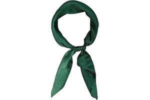 Bliceon Damen Seidentuch aus leichter Seide, Eleganter Seidenschal, Bandana, Halstuch und Kopftuch, Geschenk für Frauen, Vielseitiges Seidenschal