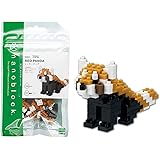 Bandai - Nanoblock - Panda Rosso - Red Panda - Mini personaggio a mattoncini - Gioco di costruzione - Kit di costruzione di a