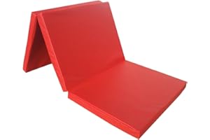 NIRO SPORTGERÄTE NiroSport Turnmatte 180 x 70 x 8 cm klappbar Weichbodenmatte Matte Gymnastikmatte Fitnessmatte Sportmatte Trainingsmatte Bodenmatte Schutzmatte Übungsmatte wasserdicht faltbar Gästebett