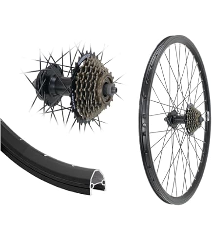 Velox wielset 26 10v combo tx500 cassette qr alu zwart Velox wielset 26 10v combo tx500 cassette qr alu zwart
