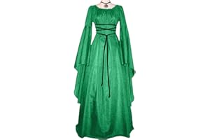 Generico Costume Dama Del Medievale Gotico Spalle Scoperte Costume Strega Donna Punk Vintage Vestito Medievale Vittoriano Vestiti Carnevale Cosplay Costume Principessa Sera Costume Da Dama Dell'800
