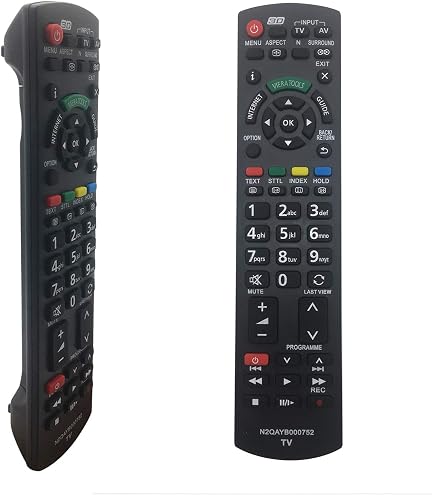 Originale RC42129 Telecomando per Panasonic 4K Ultra HD HDR LED TV TX-43FX550B TX-43FX555B TX-49FX550B TX-49FX555B TX-55FX550B TX-55FX555B TX-65FX560B 30100900 RC-42129