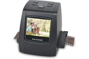 DIGITNOW! Scanner de pellicules et de Diapositives, Portable, Haute résolution avec 22 mégapixels, pour pellicules Super 8, Diapositives et négatifs, convertisseur numérique de pellicules 110 et 126