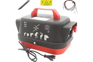 Pastor eléctrico Llampec Mod.17 “Estel” con conexión a red 230V – 6,3 J, 10.000 V y 75 km de alcance – Ideal para ganado equino, vacuno, porcino, ovino y animales salvajes – Fabricado en España