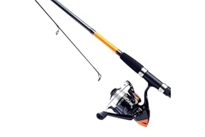 DAIWA Sensor Fishing Combo - 8ft Rod & Sensor 2500 Reel - Loaded with Mono - SES802MHS/2500, Black