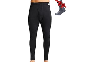 Merino Unterwäsche Herren - Lange Unterhosen Herren Merino Thermounterwäsche + Wollsocken