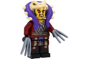 LEGO Ninjago Minifigurka Mistrza Chen/Master Chen z pazurem i mieczami w pudełku prezentowym