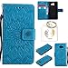 Produktbild für Samsung Galaxy A3 2016 ( A310 F ) Geprägte Muster Handy PU Leder Silikon Schutzhülle Handy case Book Style Portemonnaie Design für Samsung Galaxy A3 2016 ( A310 F ) + Schlüsselanhänger/*5 (3)