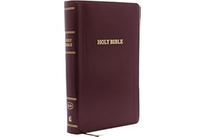 KJV Holy Bible: Personal Size Giant Print with 43,000 Cross References, Burgundy Leather-Look, Red Letter, Comfort Print: King James Version: Holy Bible, King James Version