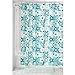 Produktbild InterDesign 63820EU Patchwork Floral Duschvorhang, Stoff, grün / teal, 183 x 0,254 x 183 cm