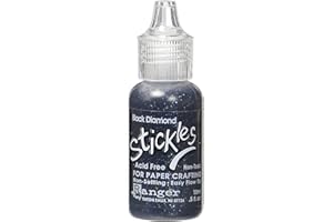 Stickles Glitter Glues Ranger Industries 15123 Stickles, Black Diamond