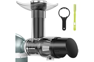 ‎AAOBOSI Entsafterzubehör Für Kitchen Aid-Zubehör - Entsafter Aufsatz Set Für KitchenAid Mixer - Entsafter-Zubehör Für KitchenAid Standmixer -Kitchen Aid Zubehör Für entsafter-(Ohne Gerät, Nur Mit Zubehör)