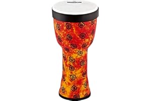 Meinl Percussion VivaRhythm Djembe Instrument - Kleine Handtrommel - Mit Kunststofffell - Durchmesser 8 Zoll - Kunststoff, Mehrfarbig (VR-SDJPO8-SH)