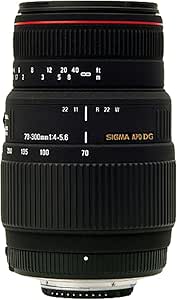 Sigma AF 70-300mm f4-5.6 DG APO Macro Canon Fit Lens-Black